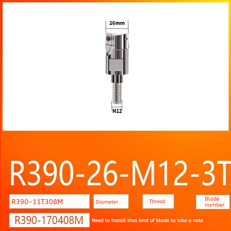 1157-Anti-vibration locking type milling cutter head threading cutter head interchangeable cutter head specification flush locking cutter head 1135/1604 Shandong Denso Pricision Tools Co.,Ltd.